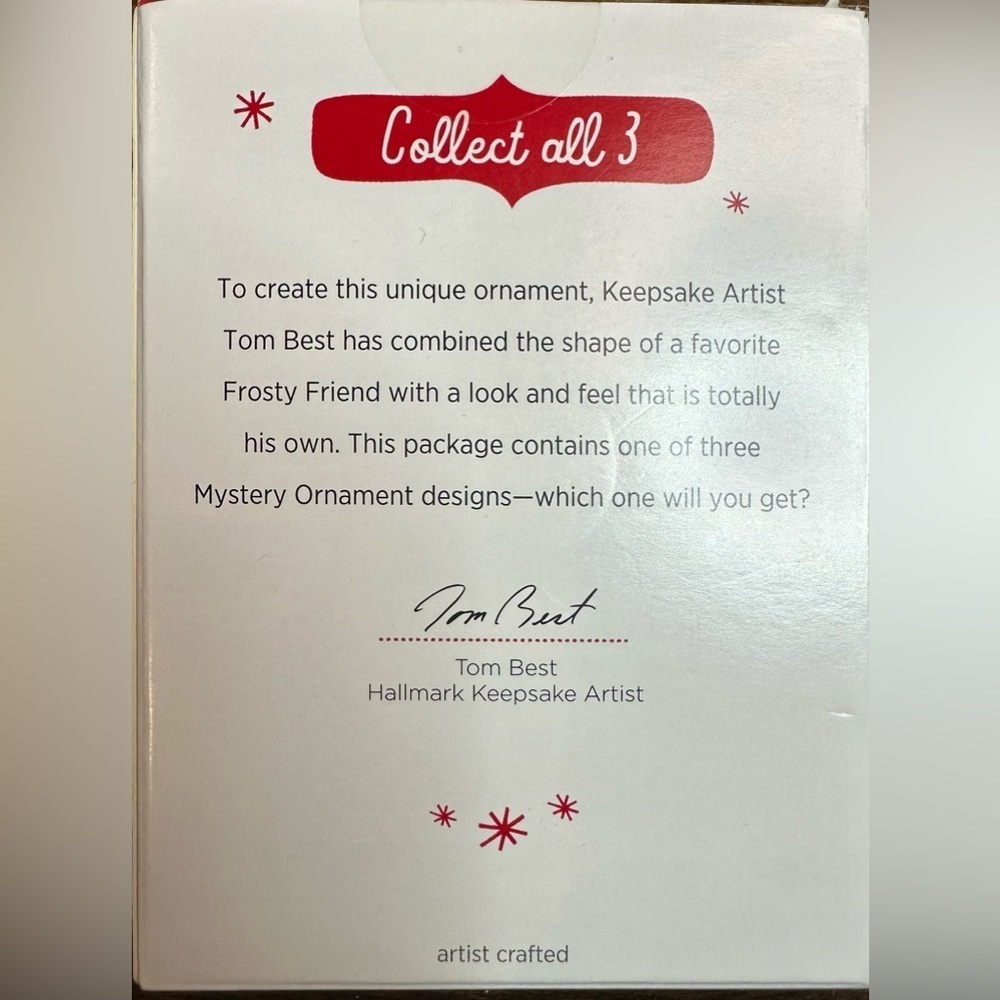 Hallmark Keepsake Mystery Ornaments - NIB​​​ - Picture 7 of 8